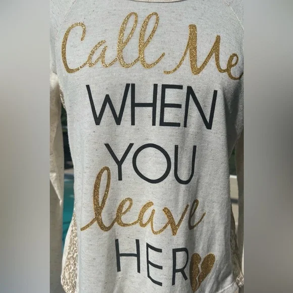 Wound Up Call Me When You Leaver Her Long Sleeve Shirt  Wound Up Medium … - Picture 5 of 10